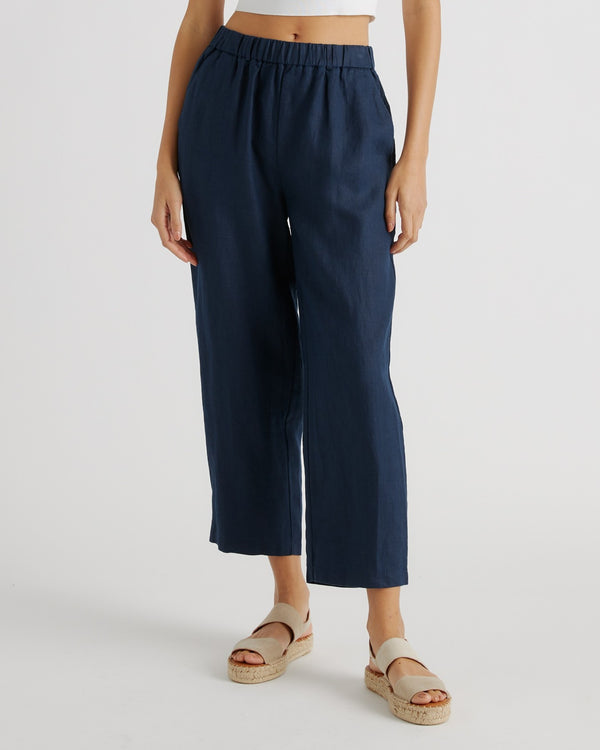 Automation 100% European Linen Pants1