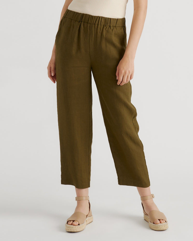 Automation 100% European Linen Pants1
