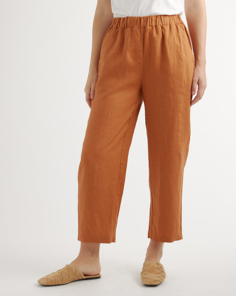 Automation 100% European Linen Pants1