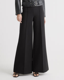 Ultra-Stretch Ponte Super Wide Leg Pant - Petite (30" inseam)