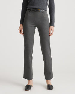 Ultra-Stretch Ponte Straight Leg 4-Pocket Pant