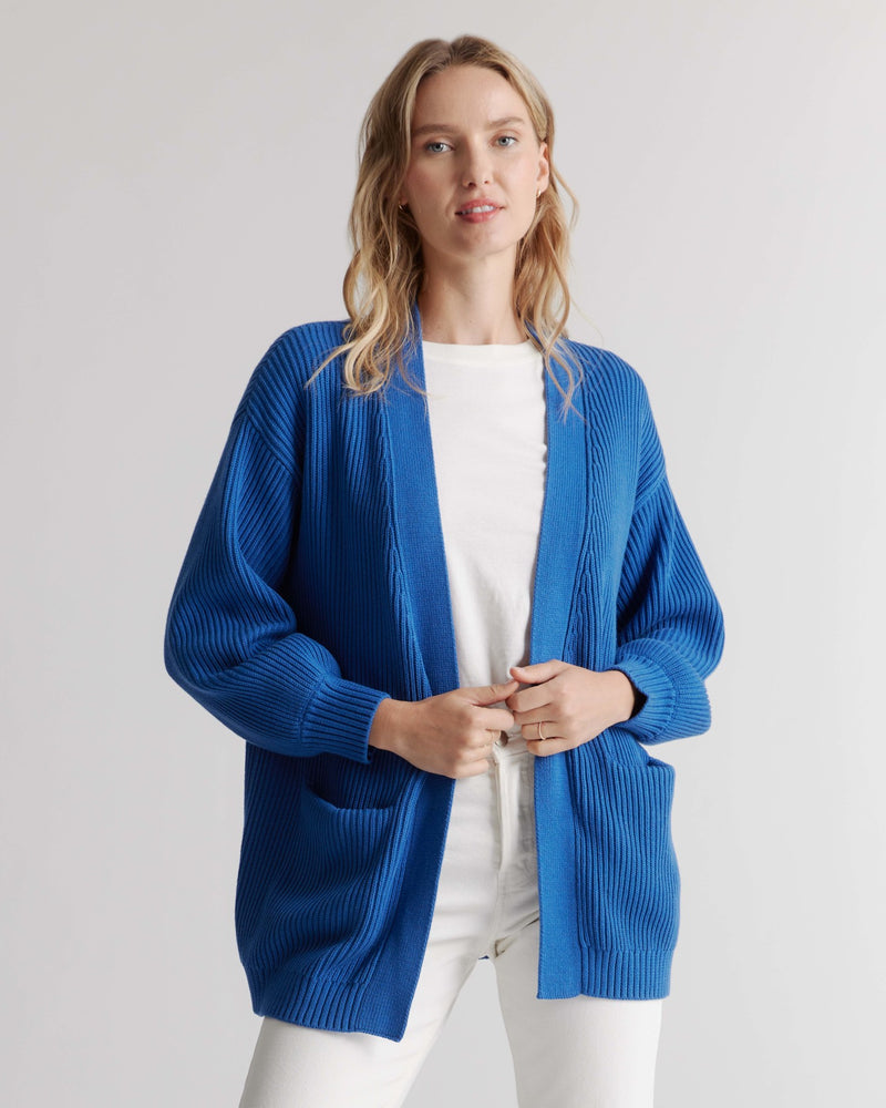 100% Organic Cotton Oversized Cardigan