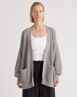 100% Organic Cotton Oversized Cardigan