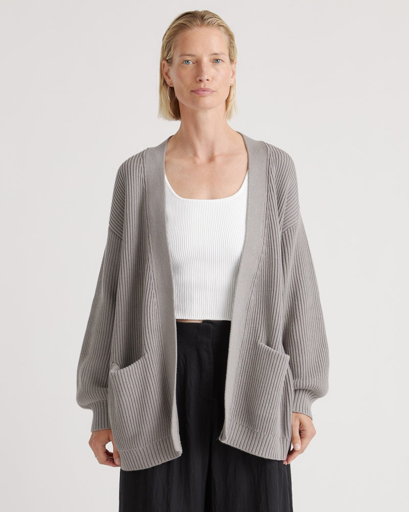 100% Organic Cotton Oversized Cardigan