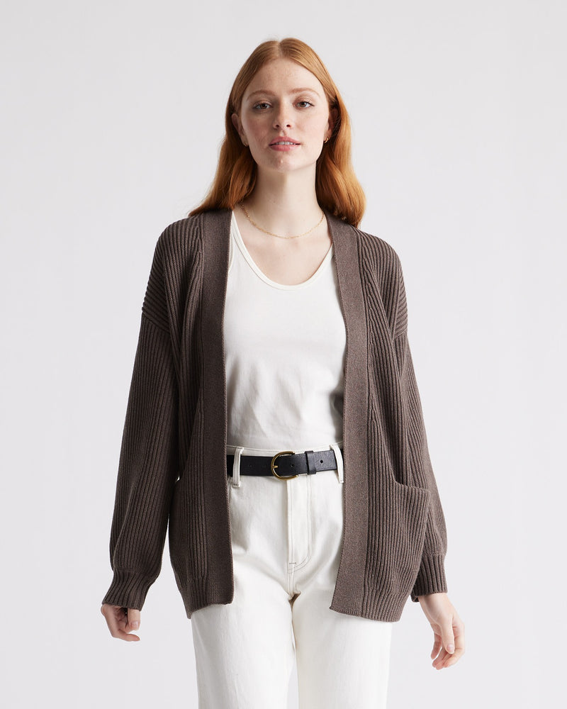 100% Organic Cotton Oversized Cardigan