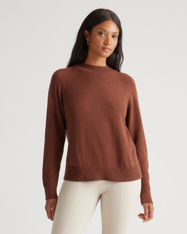 100% Organic Cotton Mockneck Sweater