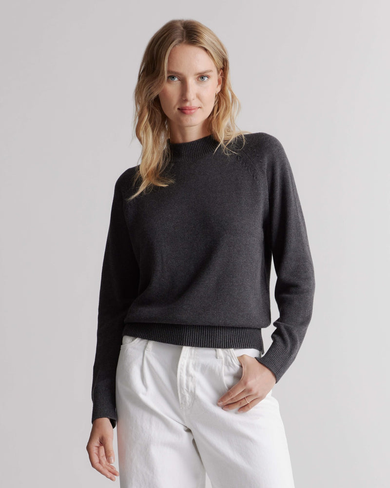 100% Organic Cotton Mockneck Sweater