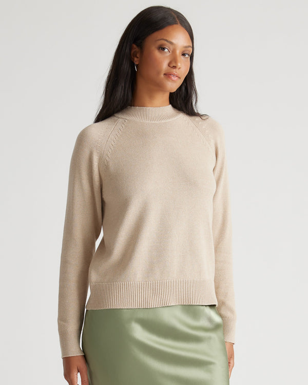 100% Organic Cotton Mockneck Sweater