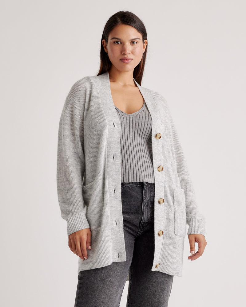 Baby Alpaca-Wool Oversized Cardigan