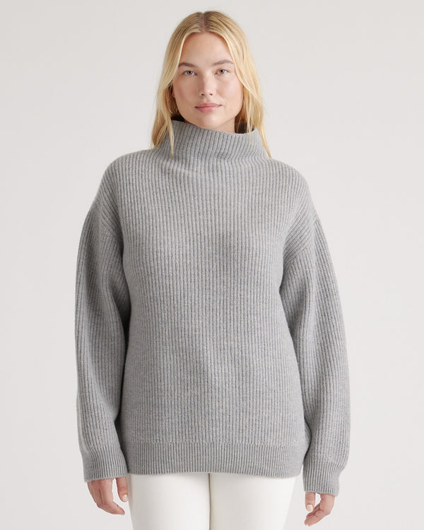 Australian Merino Wool Oversized Turtleneck Sweater