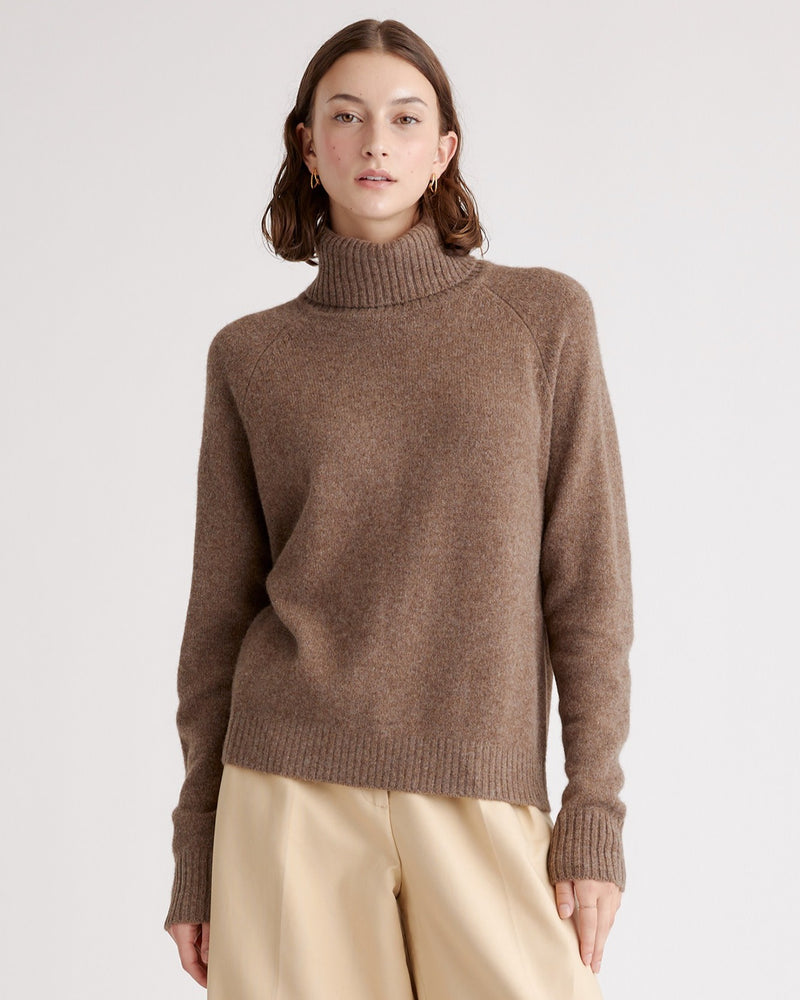 100% Yak Wool Turtleneck Sweater