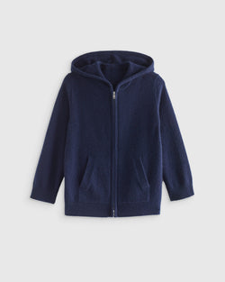 Washable Cashmere Full Zip Hoodie