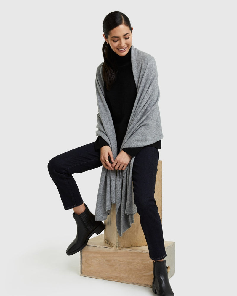 Women's Mongolian Cashmere Wrap New