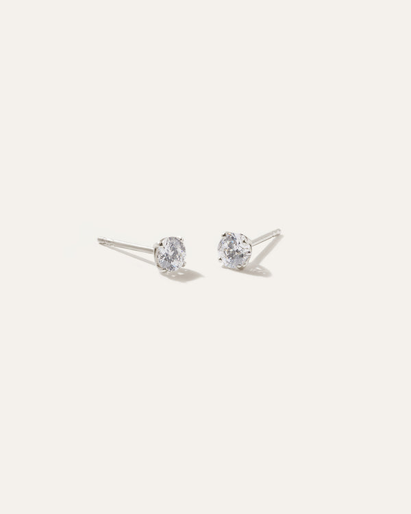 14K Gold Classic Diamond Studs 0.50 Carat