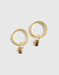 Round Curtain Clip Rings (set of 7)